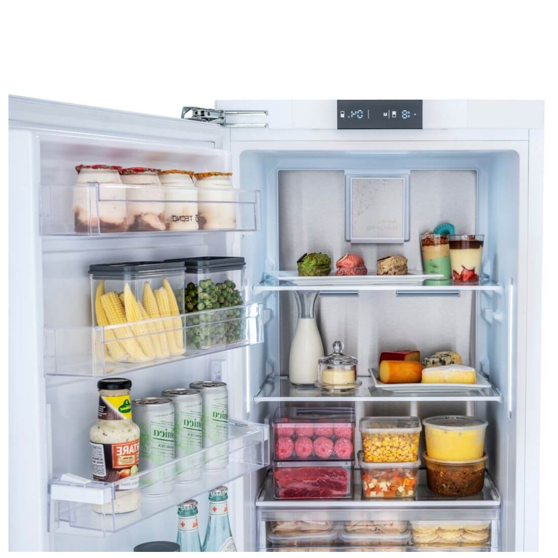 Refrigerador Tecno para Revestir Bottom Freezer 233 Litros 54cm