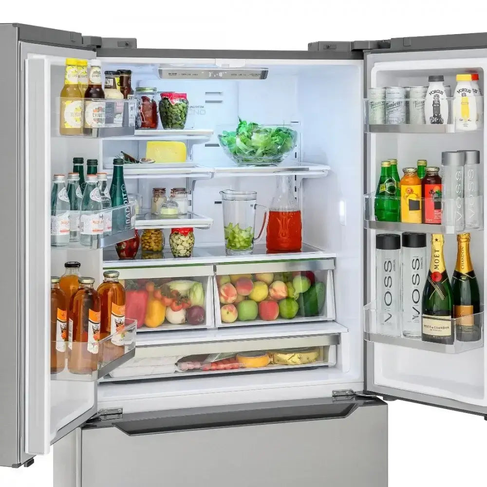 Refrigerador Tecno Vintage French Door 636 Litros Inox 91cm
