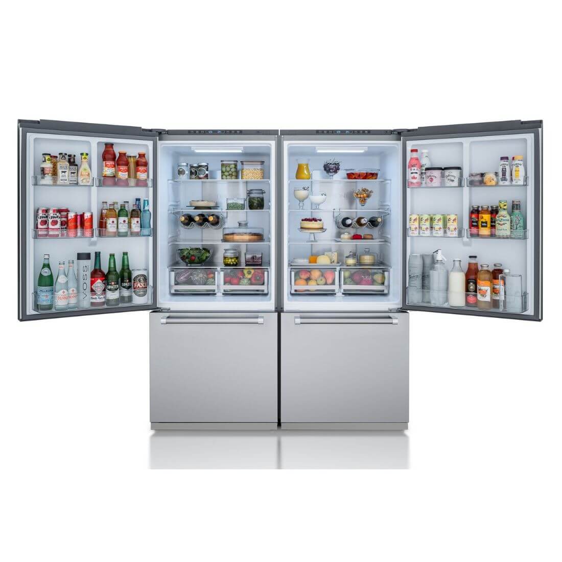 Refrigerador Tecno Professional Bottom Freezer DUO 890L 152cm 220V