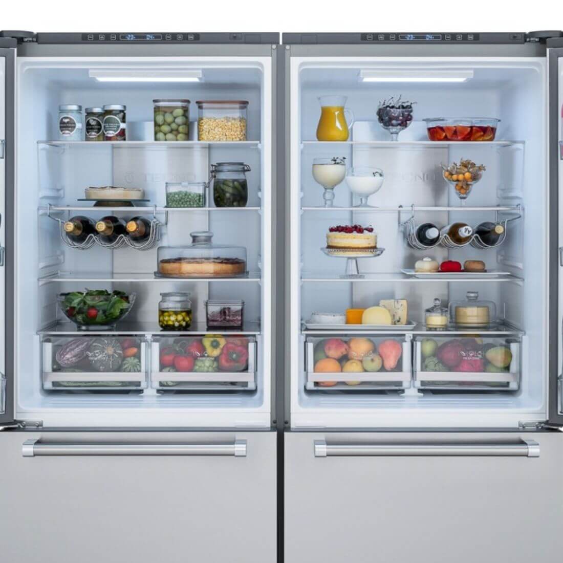 Refrigerador Tecno Professional Bottom Freezer DUO 890L 152cm 220V