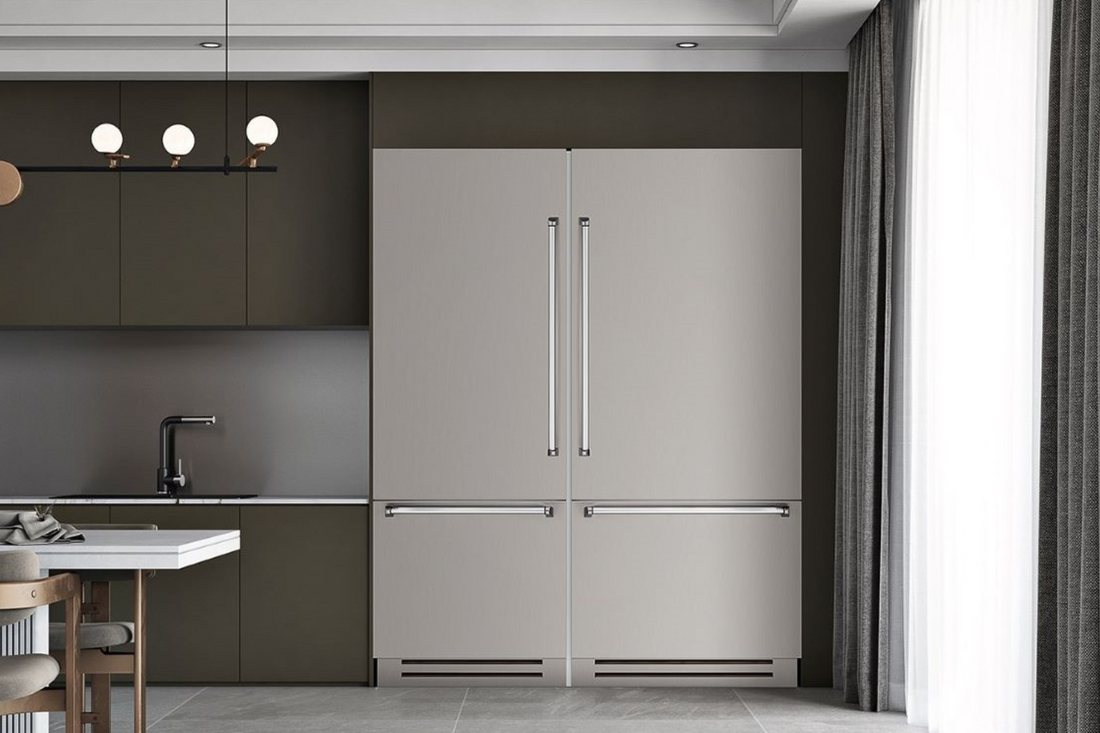 A Elegância e a Tecnologia dos Refrigeradores Italianos Bertazzoni na Sua Cozinha de Luxo