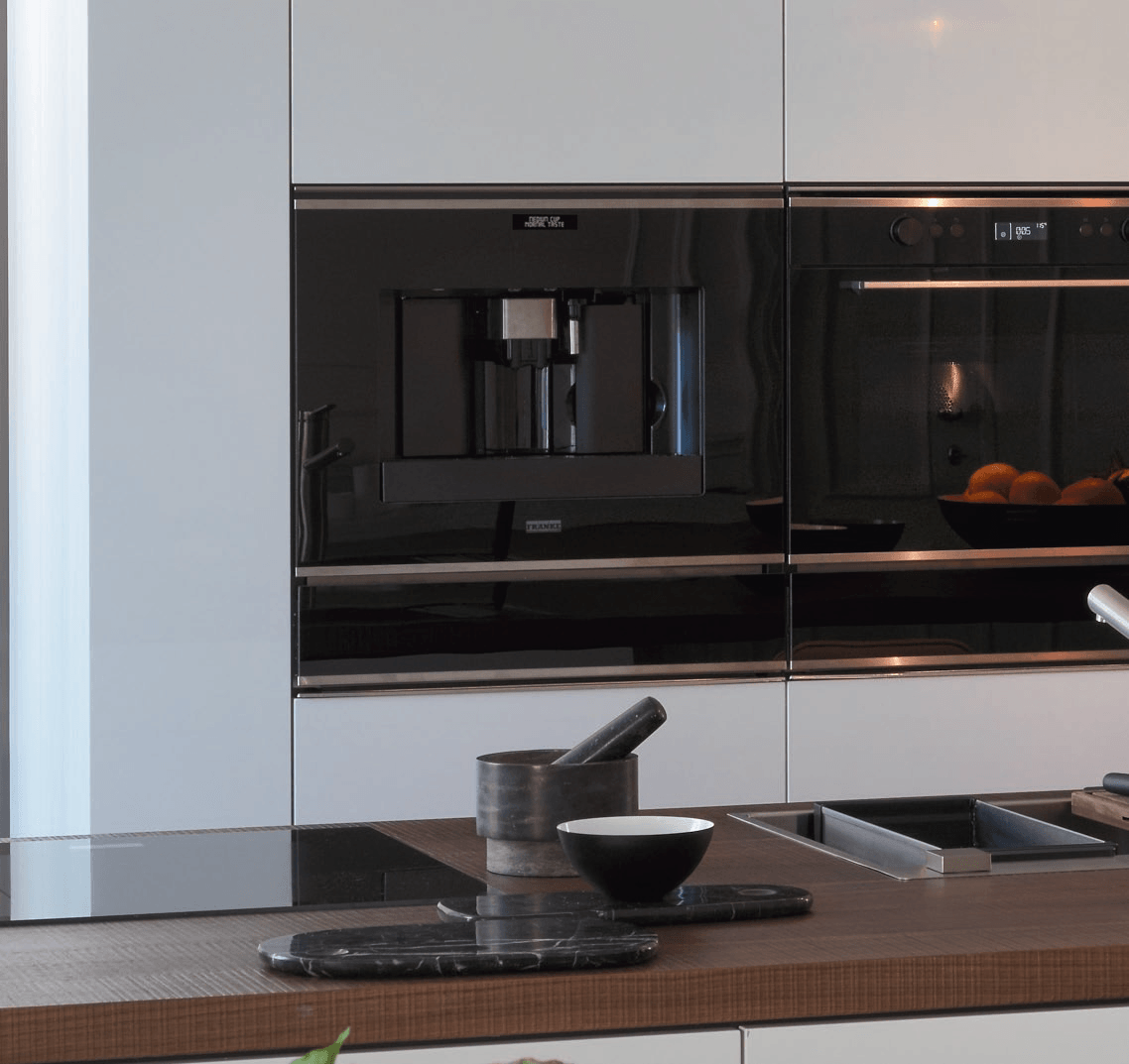 Cafeteira de Embutir Franke Mythos FMY Inox e Vidro 60cm