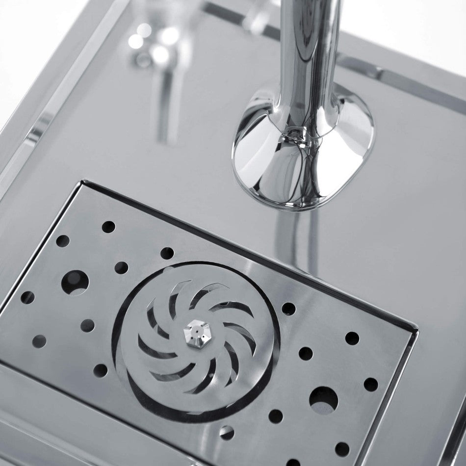 Chopeira Smart e Bartender 1 Via Naja Silver Inox