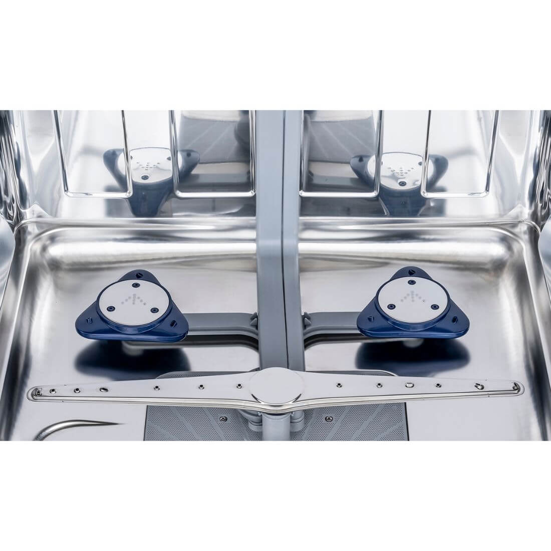 Alt Tag: Lava-Louças Tecno de Revestir interior inox com braços pulverizadores e suportes ajustáveis para 16 serviços