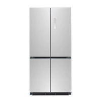 Refrigerador Evol Multi Door 504L inox 4 portas com acabamento Titanium e painel frontal discreto