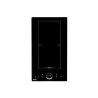 Cooktop Evol Indução 2 Bocas 30cm preto com Zona Flex, painel touch e botão central — Cooktop Evol Indução