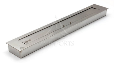 Queimador Ecológico 101cm Inox escovado com Tampa