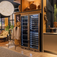 Adega Evol 160 Garrafas Smart Inox 60cm - Abertura Direita