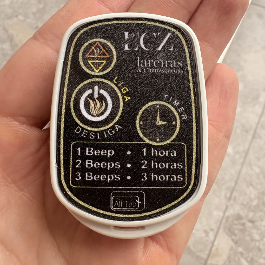 Lareira a gás LCZ 1 Linha de Fogo com Pedra Vulcânica 160cm