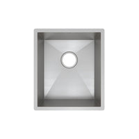 Cuba Mekal LR 34cm de Embutir em Inox Escovado, cuba auxiliar com cantos retilíneos e acabamento impecável