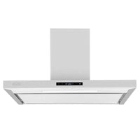 Coifa Evol Zeta de Parede 90cm inox escovado com motor 800 m³/h e painel touch integrada - Coifa Evol Zeta