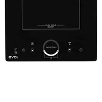 Cooktop Evol Indução 2 Bocas 30cm preto com painel touch e Zona Flex visível