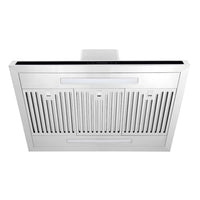  Coifa Evol Sigma de parede 90cm inox escovado com painel vidro preto, motor 800 m³/h, design slim para cozinha moderna