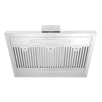 Coifa Evol de Ilha Delta 90cm inox escovado com painel touch e extração 800 m³/h