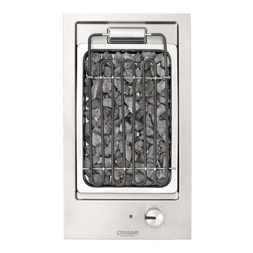 Cooktop Dominó Barbecue Elétrico CrissAir Inox 30cm