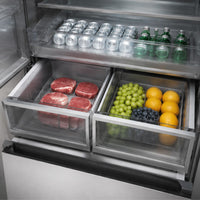 Refrigerador Evol French Door 521 Litros Inox 91cm