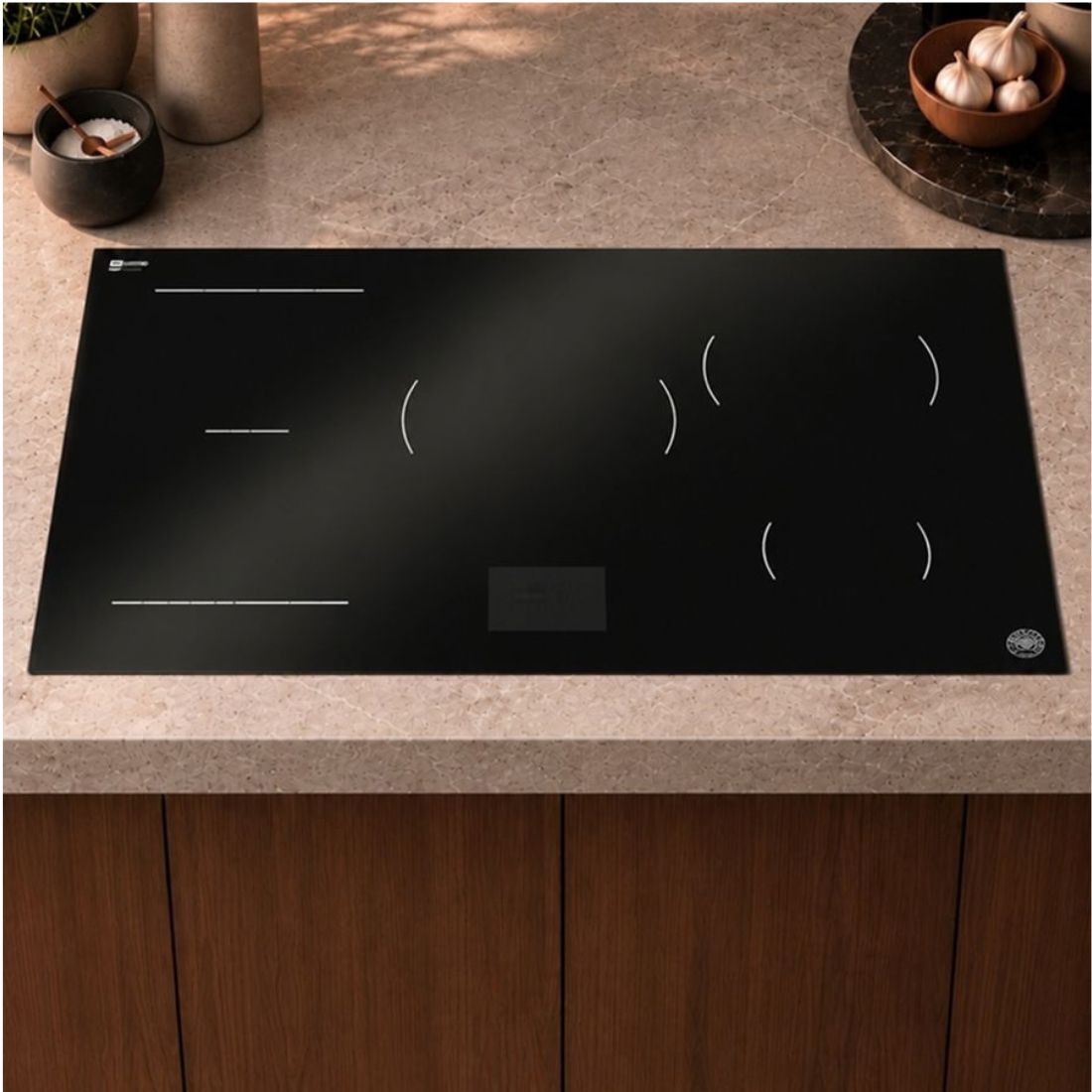 Cooktop Bertazzoni de Indução 5 Zonas Painel TFT 90cm