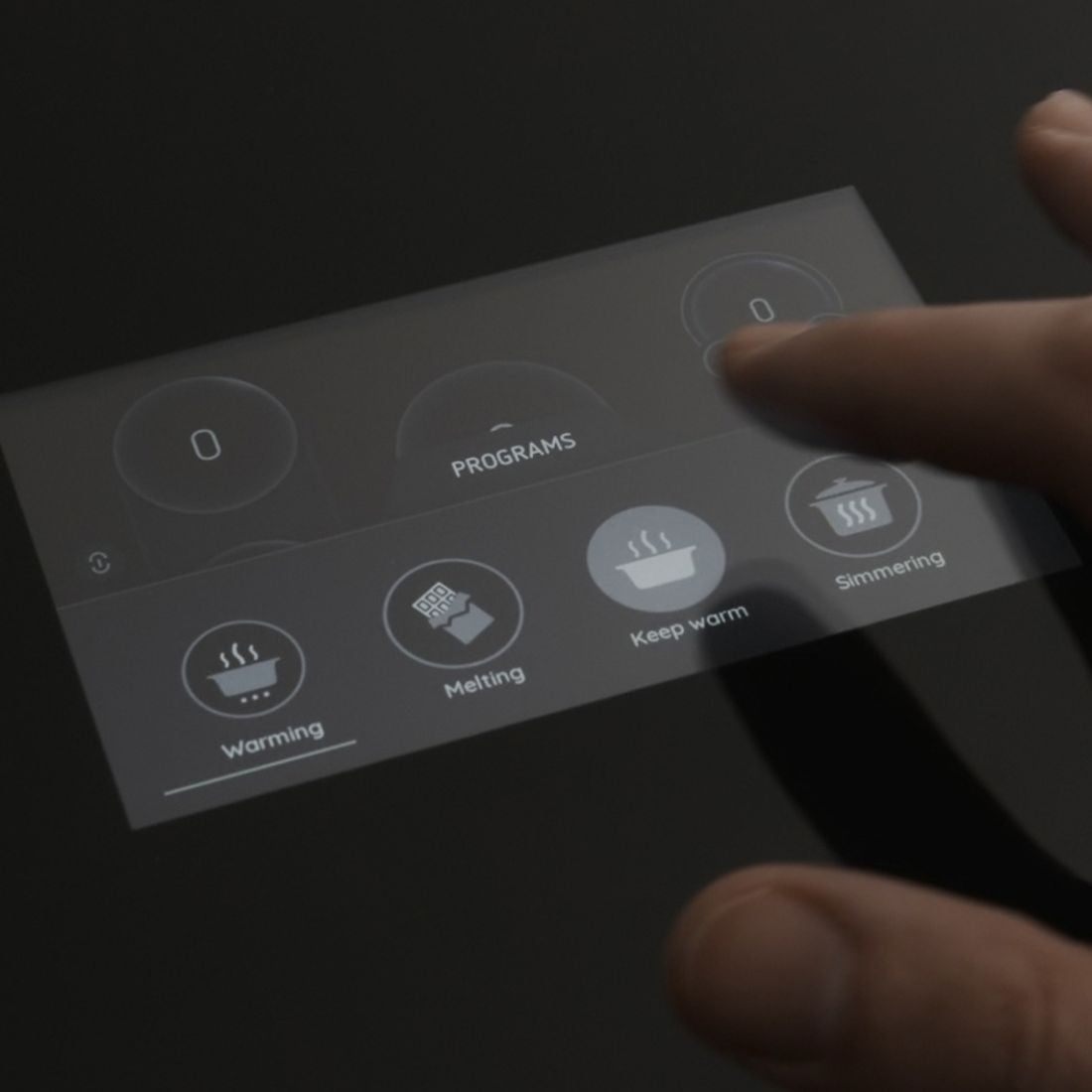 Cooktop Bertazzoni de Indução 5 Zonas Painel TFT 90cm