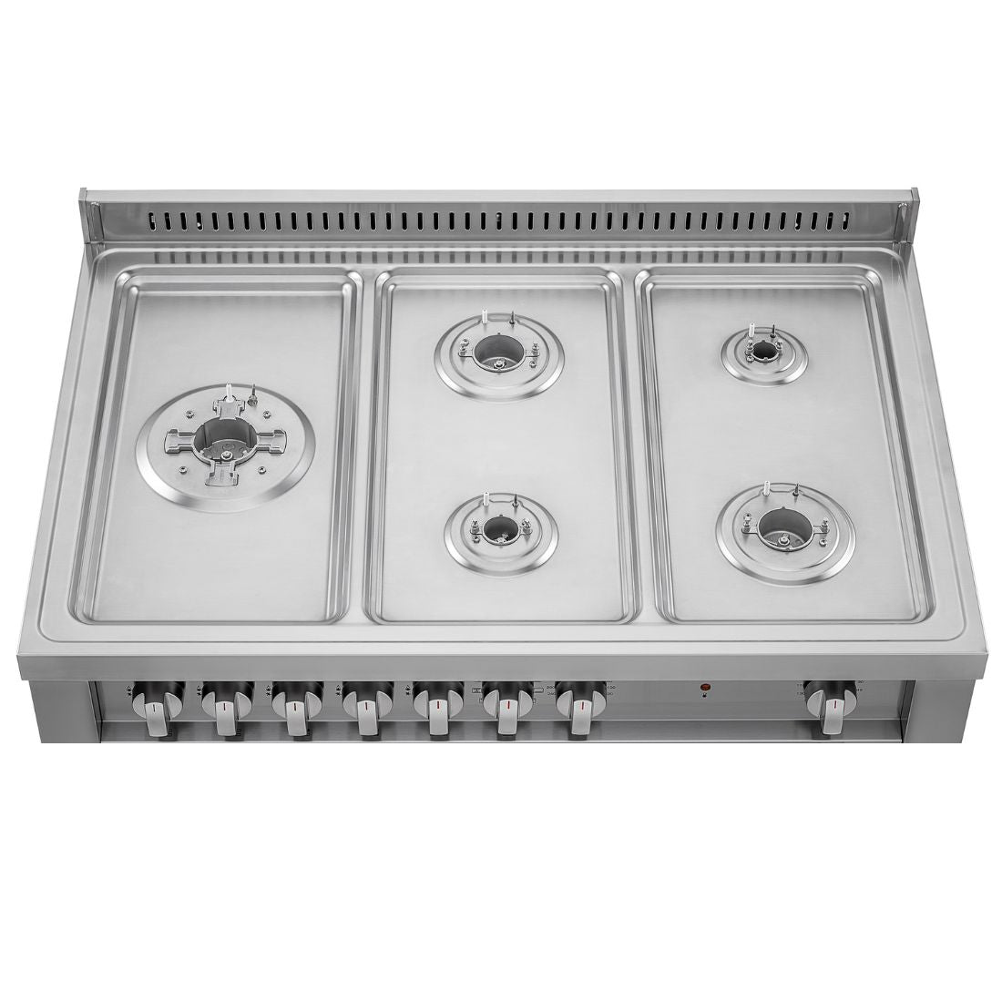 Fogão Tecno Professional 5 Bocas Forno a Gás 101L Inox 90cm
