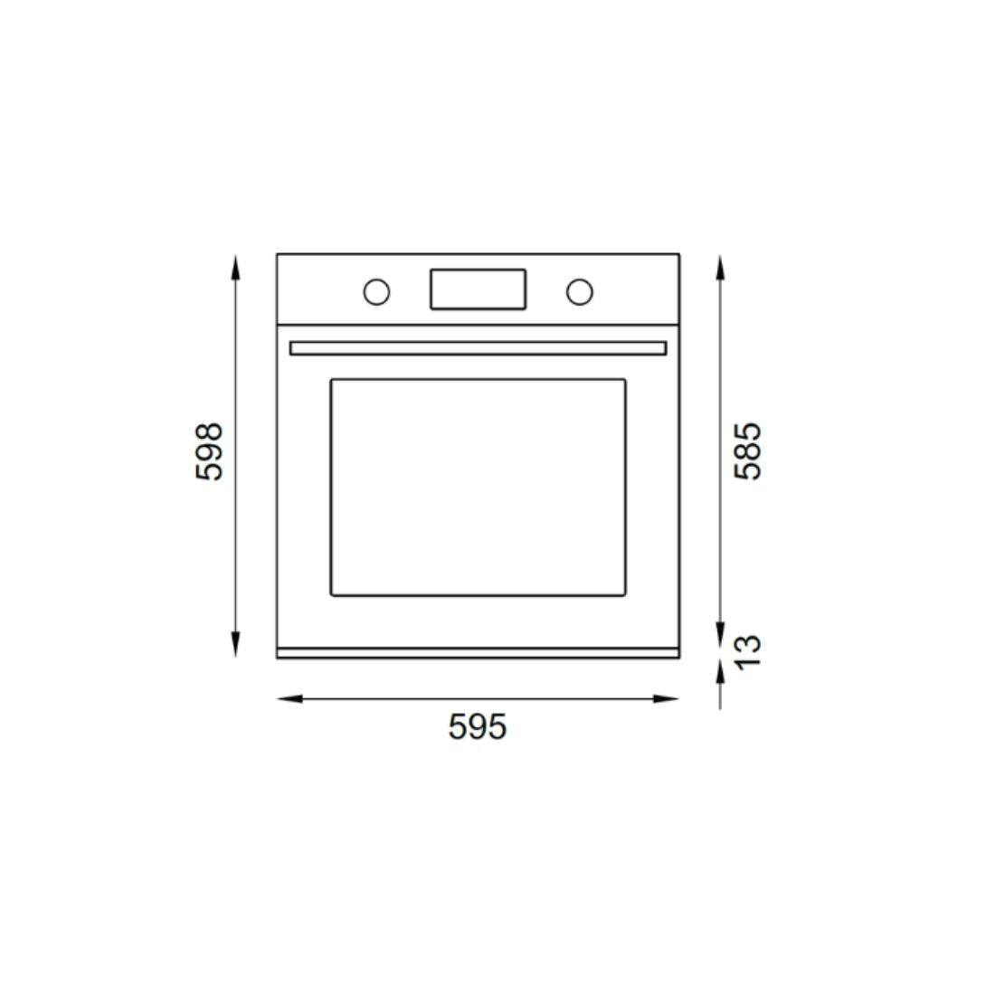 Forno Elétrico Bertazzoni Professional 76 Litros 9 Funções Inox 60cm
