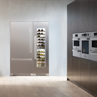 Adega Bertazzoni Professional Dual Zone Inox 80 Garrafas 220V - Abertura Direita