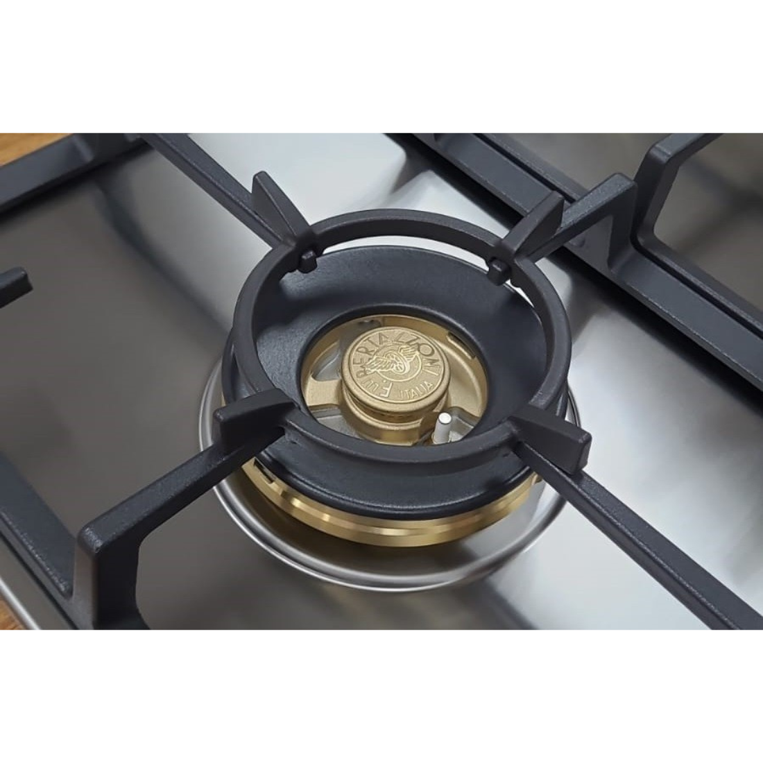 Cooktop Bertazzoni Professional a Gás 5 Bocas com Tripla-Chama Lateral Inox 89cm 220V