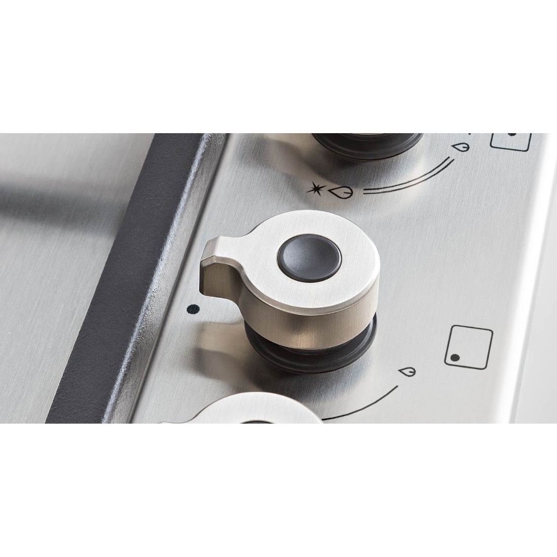 Cooktop Bertazzoni Professional a Gás 5 Bocas com Tripla-Chama Lateral Inox 89cm 220V