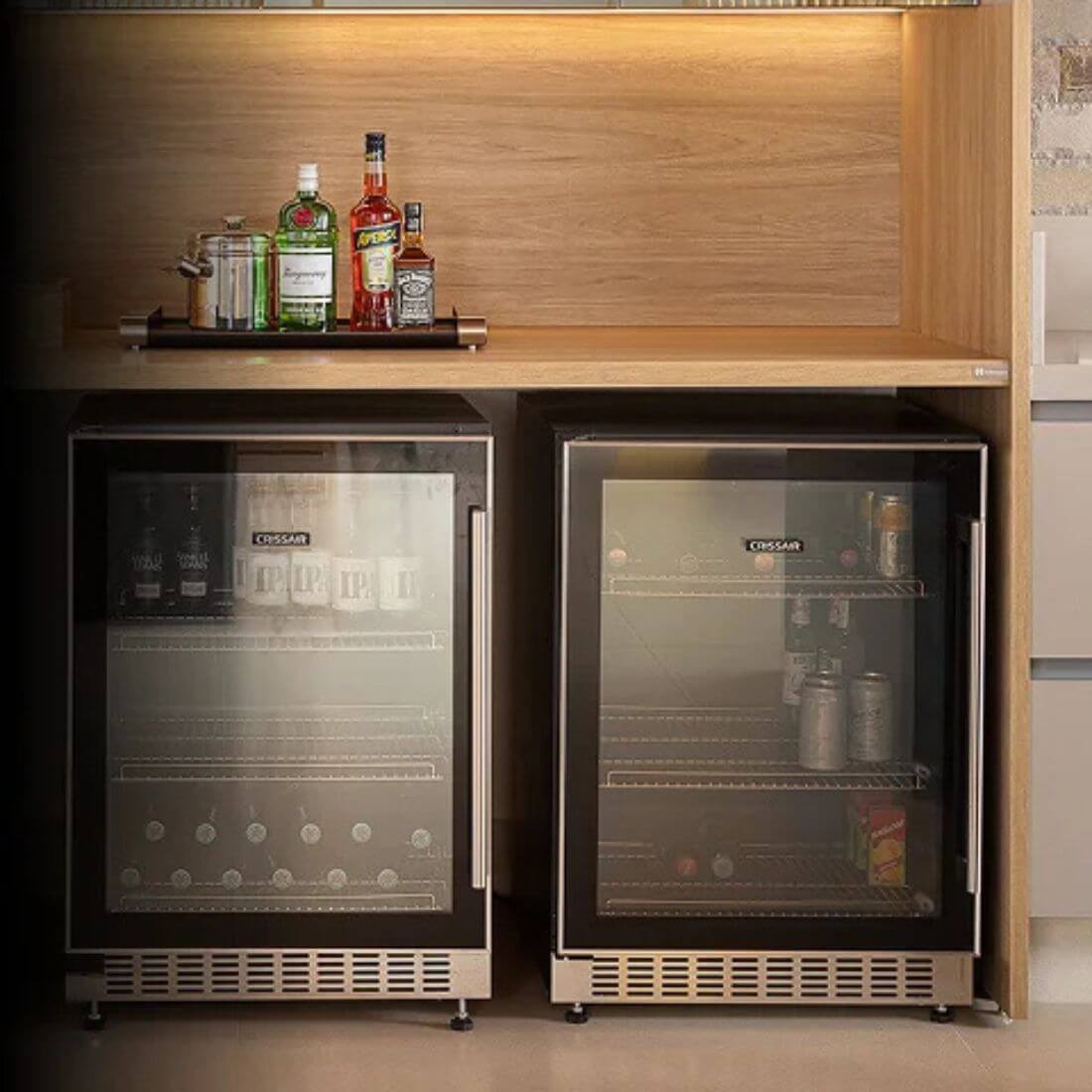 Cervejeira CrissAir 135 Litros Inox 60cm - Abertura Esquerda