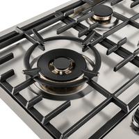 Cooktop a gás Tecno Original 5 Bocas Inox 90cm