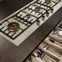 Cooktop a gás Tecno Professional Linear 4 Bocas Inox 110cm