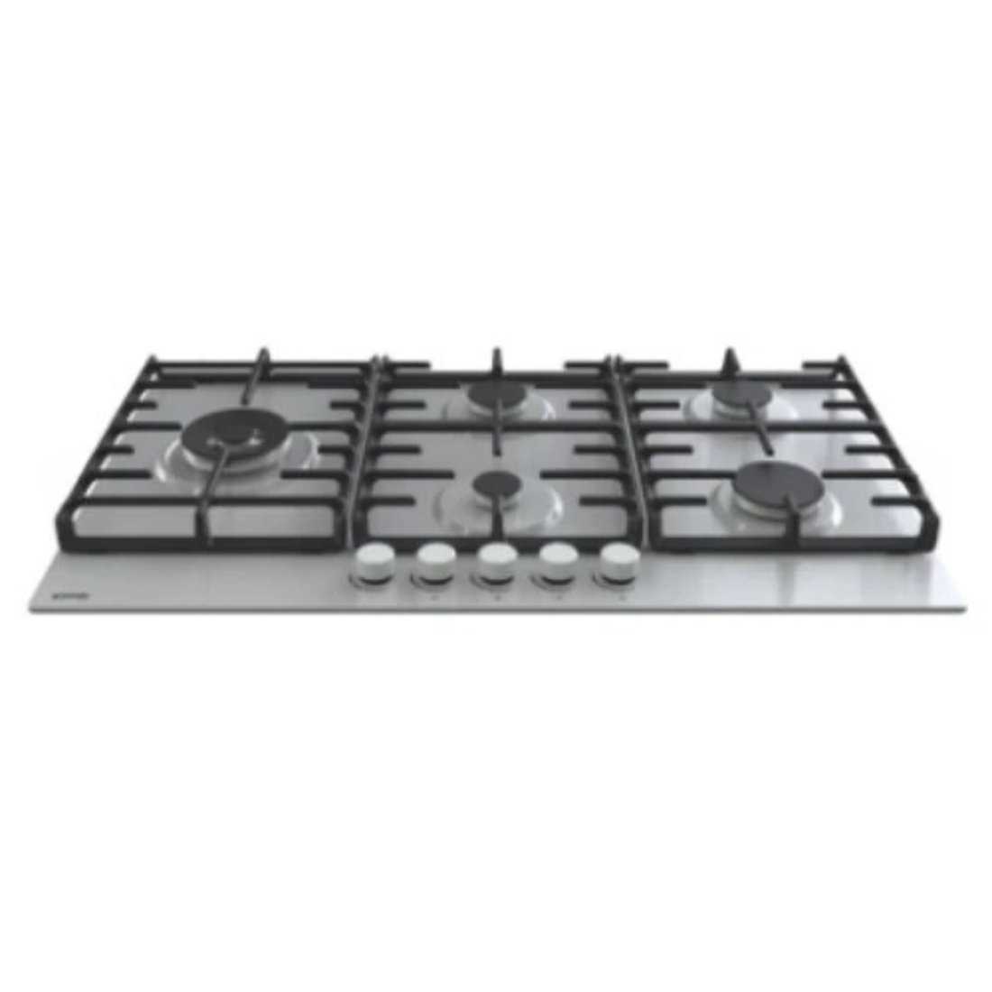 Cooktop á Gás Gorenje 5 Queimadores Sabaf 90cm Inox Escovado 220V