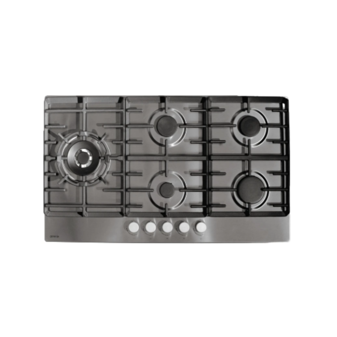 Cooktop á Gás Gorenje 5 Queimadores Sabaf 90cm Inox Escovado 220V