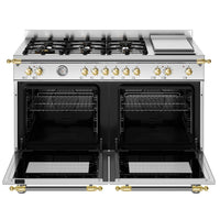 Fogão Bertazzoni Heritage Inox 120cm 6 Bocas Forno Elétrico 138L