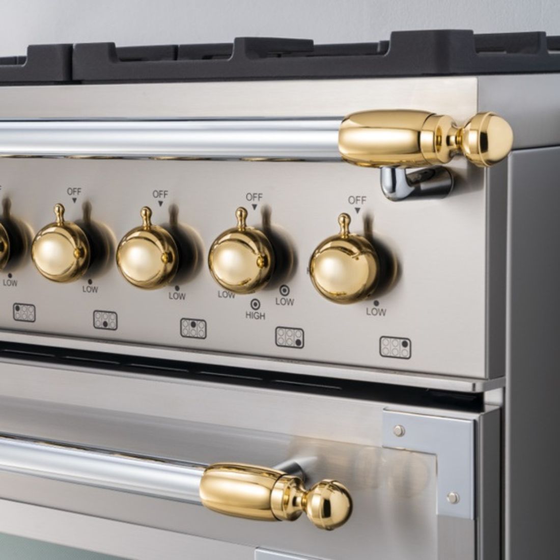 Fogão Bertazzoni Heritage Inox 90cm 6 Bocas Forno Elétrico 103L