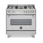 Fogão Bertazzoni Master 5 Bocas Forno Elétrico 142 Litros Inox 90cm