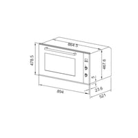 Forno Elétrico Cuisinart Prime 125 Litros Inox 90cm