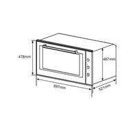 Forno à Gás Cuisinart Prime 105 Litros Inox 90cm