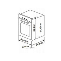 Forno à Gás Cuisinart Casual 74 Litros Inox 60cm