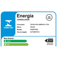 Freezer Tecno Professional 278 Litros Inox 60cm
