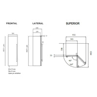 Freezer Tecno Professional 278 Litros Inox 60cm
