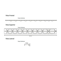 Ralo Linear Elleve Smart 60cm Tampa Oculta - Saída Central