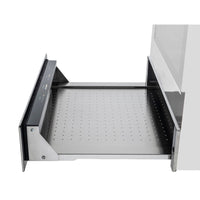 Gaveta Aquecida Tecno Original Inox 60cm em aço inox escovado com interior amplo e painel de controle.