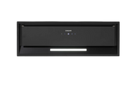Coifa CrissAir de Embutir no Móvel Black 85cm com design moderno e acabamento em aço inox preto.