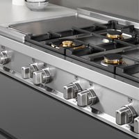 RangeTop Bertazzoni Master 6 bocas a Gás e Grill Elétrico Inox 122cm