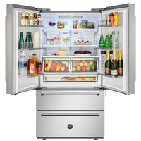 Refrigerador Bertazzoni Master French Door 636 Litros Inox 91cm