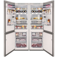 Refrigerador Tecno Professional Bottom 648 Litros Inox 122cm