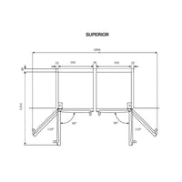 Refrigerador Tecno Professional Bottom 648 Litros Inox 122cm