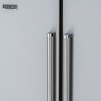 Refrigerador Tecno Professional Bottom 648 Litros Inox 122cm