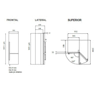 Refrigerador Tecno Vintage Bottom Freezer 324 Litros Inox 60cm