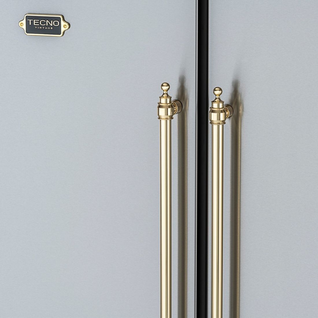 Refrigerador Tecno Vintage Bottom 648 Litros Inox 122cm